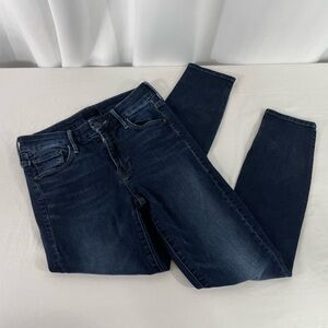 MOTHER The Looker Dark Wash Denim Skinny Jeans Size 24 High Rise Designer